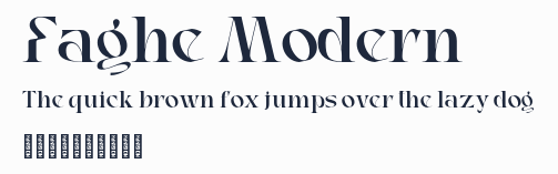 Faghe Modern預覽圖