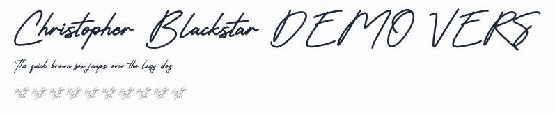 Christopher Blackstar DEMO VERS預覽圖