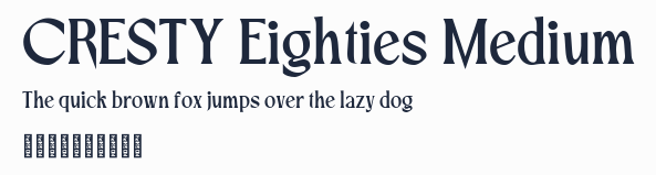 CRESTY Eighties Medium預覽圖