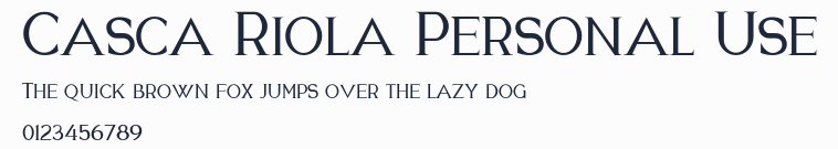 Casca Riola Personal Use預覽圖