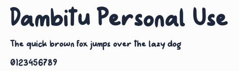 Dambitu Personal Use預覽圖