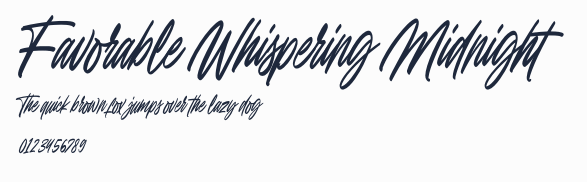 Favorable Whispering Midnight預覽圖