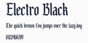 Electro Black預覽圖