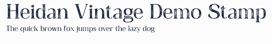 Heidan Vintage Demo Stamp預覽圖
