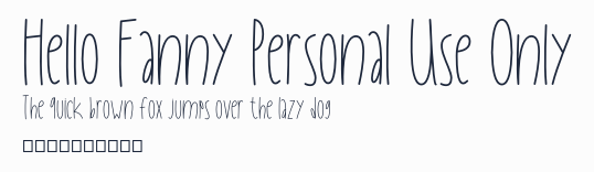 Hello Fanny Personal Use Only預覽圖