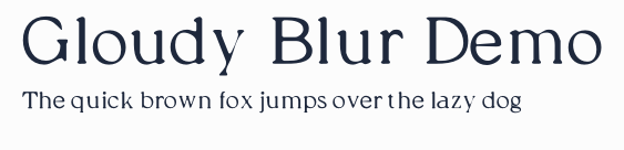 Gloudy Blur Demo預覽圖