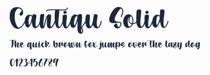 Cantiqu Solid預覽圖