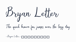Bryan Letter預覽圖