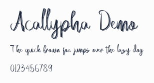 Acallypha Demo預覽圖