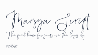 Marsya Script預覽圖