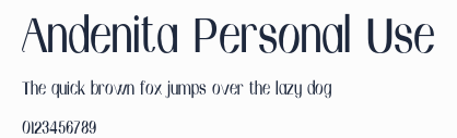 Andenita Personal Use預覽圖