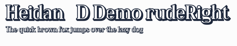 Heidan 3D Demo rudeRight預覽圖