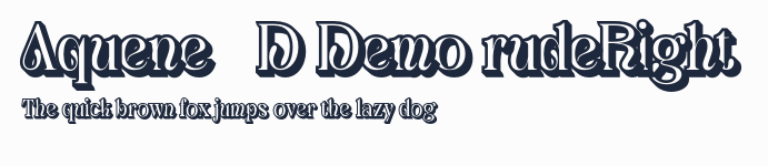 Aquene 3D Demo rudeRight預覽圖