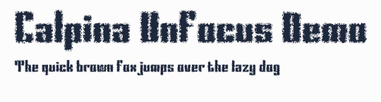 Calpina Unfocus Demo預覽圖