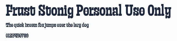Frust Stonig Personal Use Only預覽圖
