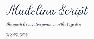 Madelina Script預覽圖