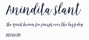 Anindita Slant預覽圖