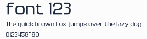 font 123預覽圖