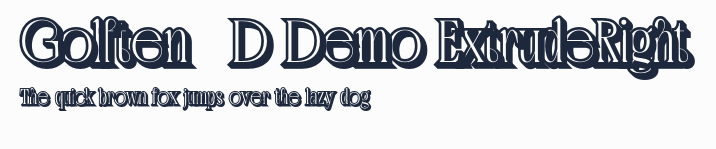 Golften 3D Demo ExtrudeRight預覽圖