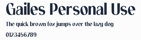 Gailes Personal Use預覽圖