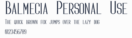Balmecia Personal Use預覽圖