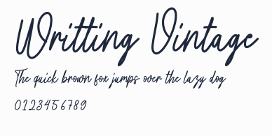 Writting Vintage預覽圖