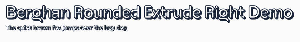 Berghan Rounded Extrude Right Demo預覽圖