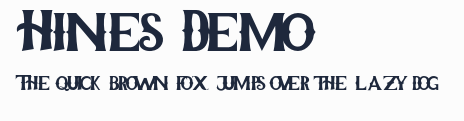 Hines Demo預覽圖