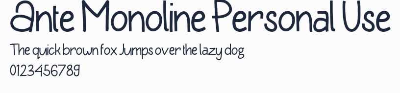 Ante Monoline Personal Use預覽圖