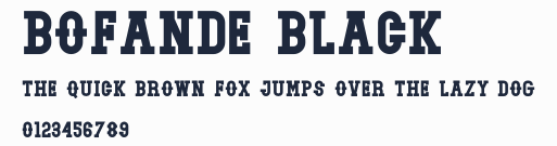 Bofande Black預覽圖