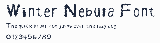 Winter Nebula Font預覽圖