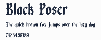 Black Poser預覽圖