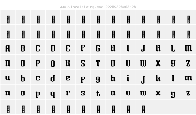 字符映射圖