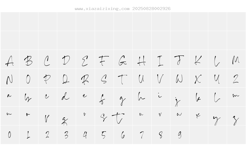 字符映射圖