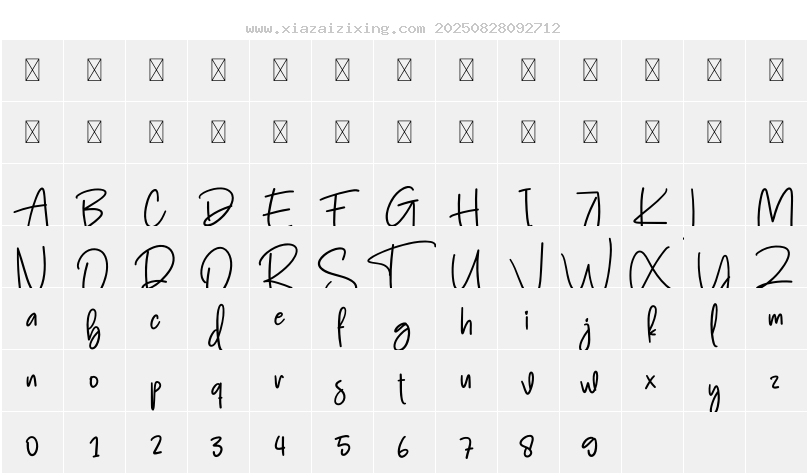 字符映射圖