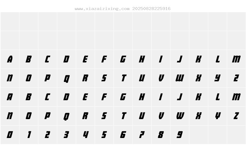 字符映射圖