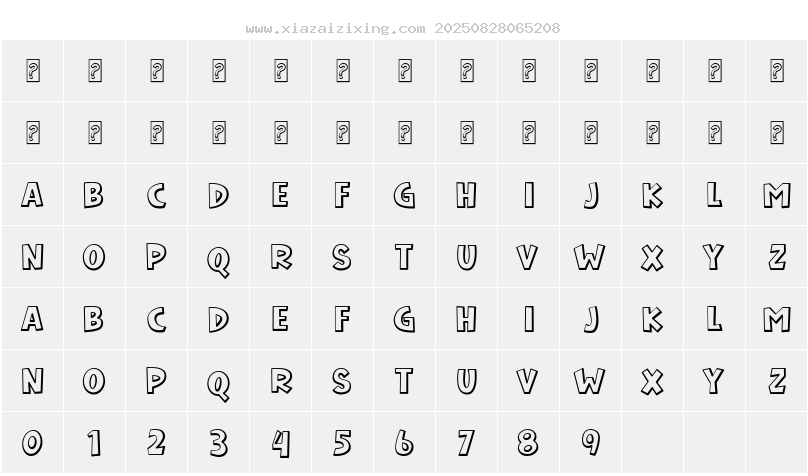 字符映射圖