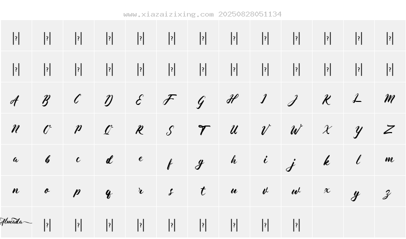 字符映射圖