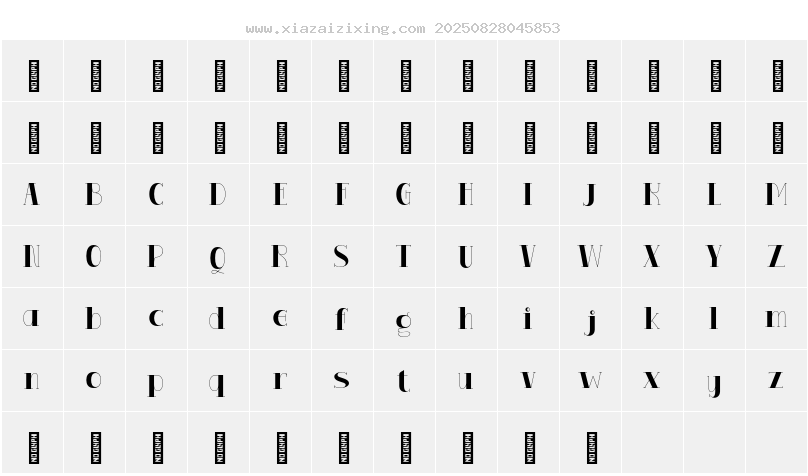 字符映射圖