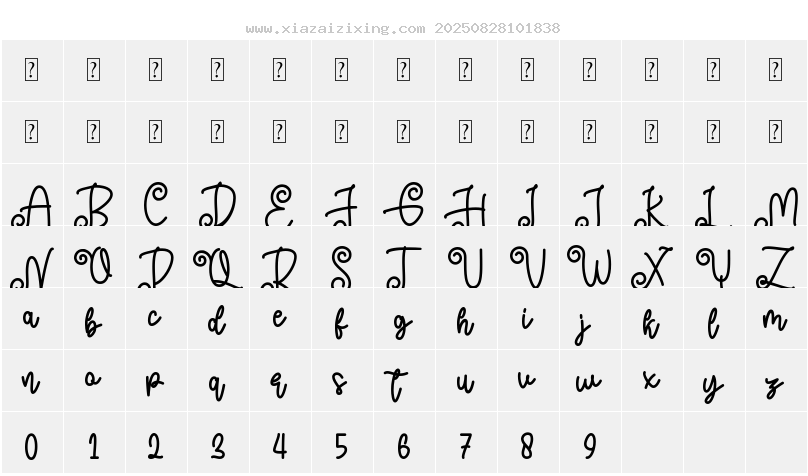 字符映射圖