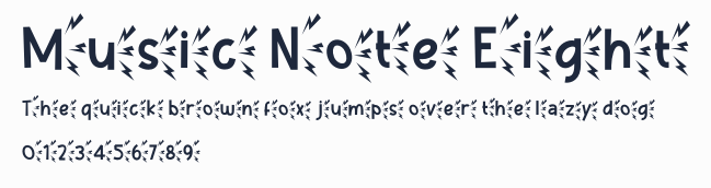 Music Note Eight預覽圖
