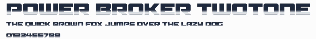 Power Broker Twotone預覽圖