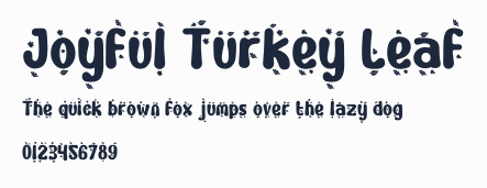 Joyful Turkey Leaf預覽圖