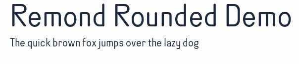 Remond Rounded Demo預覽圖