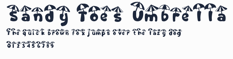Sandy Toes Umbrella預覽圖
