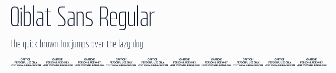 Qiblat Sans Regular預覽圖