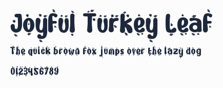 Joyful Turkey Leaf預覽圖