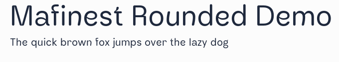 Mafinest Rounded Demo預覽圖