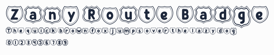 Zany Route Badge預覽圖