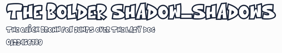 The bolder shadow_shadows預覽圖